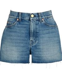 gucci jean shorts