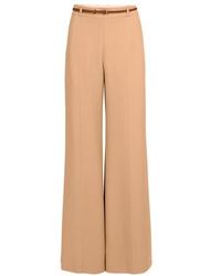 Chloé Flared Trousers - Natural