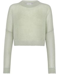 Brunello Cucinelli - Mohair And Wool Sweater - Lyst