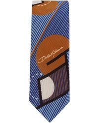 Dolce & Gabbana - Krawatte aus bedrucktem Seiden-Crêpe - Lyst