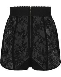Dolce & Gabbana - Lace High-waisted Panties - Lyst