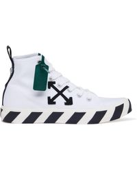 Off-White c/o Virgil Abloh - Sneakers mi-hautes type sneakers en toile vulcanisée - Lyst