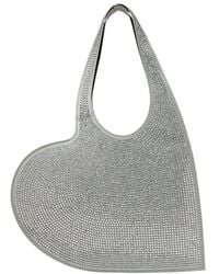 Coperni - Crystal-embellished Mini Heart Tote Bag - Lyst