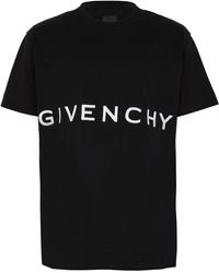 Givenchy - T-Shirt Slim Embroid - Lyst