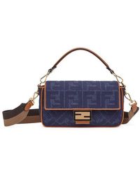 Fendi Baguette Glitter Mania Bag in Metallic - Lyst
