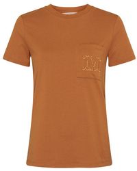 Max Mara - Papaia Logo T-Shirt - Lyst