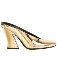 Givenchy - Goldene Pumps Mit Breitem Décolleté - Lyst