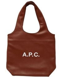 A.P.C. - Ninon Small Tote Bag - Lyst