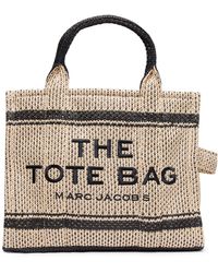 Marc Jacobs - Sac The Straw Jacquard Medium Tote Bag - Lyst