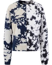 Proenza Schouler Tie-dye Sweatshirt - Blue