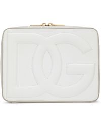 Dolce & Gabbana - Sac caméra moyen modèle en cuir de veau avec logo DG - Lyst