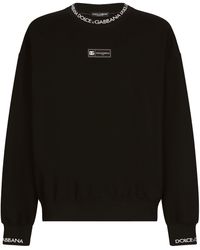 Dolce & Gabbana - Sweatshirt mit Rundhalsausschnitt - Lyst