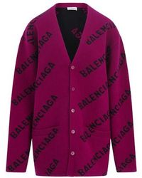 balenciaga cardigan sweater