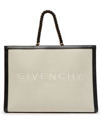 Givenchy - Cabas G Tote Medium aus Canvas und Leder - Lyst
