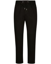 Dolce & Gabbana - Stretch Cotton Jogging Pants With Tag - Lyst