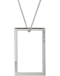 Le Gramme - Necklace Rectangle Le 2,6G 925 Slick Polished - Lyst