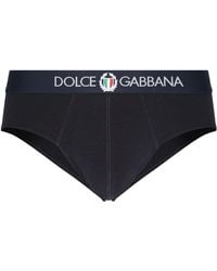 Dolce & Gabbana - Slip aus Zwei-Wege-Stretchjersey - Lyst