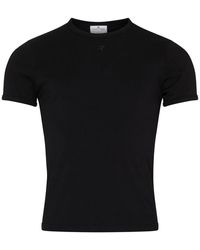 Courreges - Bumpy Contrast T-shirt - Lyst
