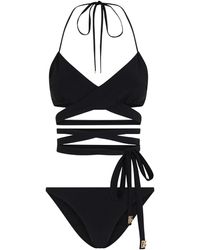 Dolce & Gabbana - Bikini avec cordon d'attache cache-cœur - Lyst