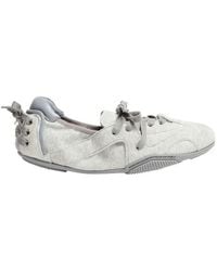 Acne Studios - Lace-Up Ballet Flats - Lyst