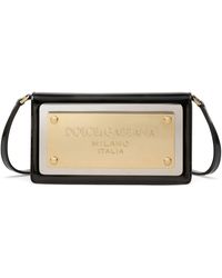 Dolce & Gabbana - Sac pour téléphone portable avec grande plaque griffée - Lyst