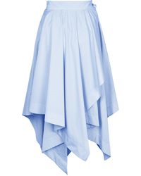 Loewe Wrap Midi Skirt - Blue