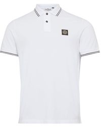 Stone Island - Short-Sleeved Polo Shirt With Logo - Lyst