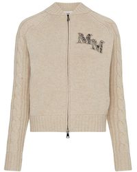 Max Mara - Armanda Logo Zipped Sweater - Lyst