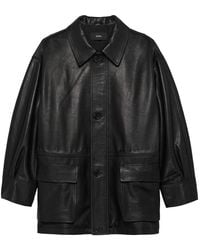 Arma - Maeve Flap-Pockets Leather Jacket - Lyst
