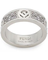 Fendi F Is Ring - Metallic