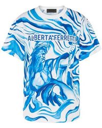 Alberta Ferretti Athleisure T-shirt - Blue