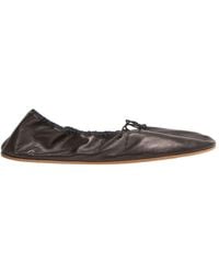 The Row - Ballerinas Aus Leder Mit Runder Spitze - Lyst