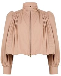 Chloé - Veste Courte À Fronces - Lyst