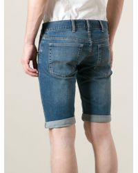 Armani jean shorts mens clearance