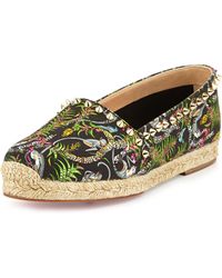 christian louboutin shoes prices - Christian louboutin Gala Embroidered Crest Espadrille Loafer in ... christian louboutin shoes prices - Christian louboutin Gala Embroidered Crest Espadrille Loafer in ...