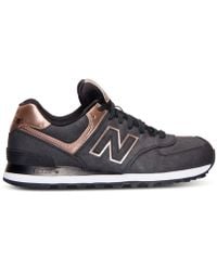 new balance 574 femme precious metal