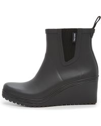 tretorn wedge rain boots