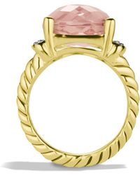 David Yurman Wheaton Ring with Morganite - Pink