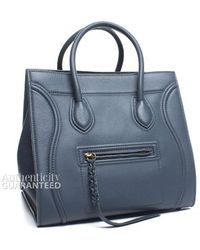 celine klein blue suede phantom  