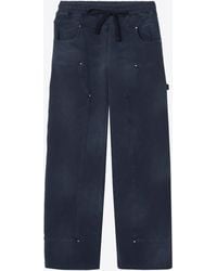3.1 Phillip Lim - Garment Dye French Terry Carpenter Pant - Lyst