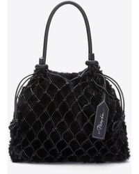 3.1 Phillip Lim - Faux Fur Macrame Mini Sac - Lyst