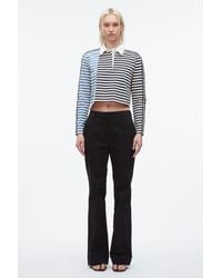 3.1 Phillip Lim - Patchwork Cropped Polo - Lyst