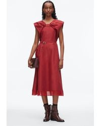 3.1 Phillip Lim - Draped Bow Dress With Belt - Lyst