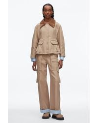 3.1 Phillip Lim - Cropped Flounce Barn Jacket - Lyst