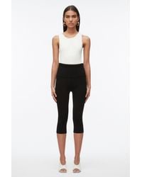 3.1 Phillip Lim - Blooming Lotus Compact Rib Capris - Lyst