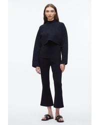 3.1 Phillip Lim - Compact Rib Cropped Turtle Neck - Lyst