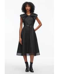 3.1 Phillip Lim - Draped Bow Dress With Belt - Lyst