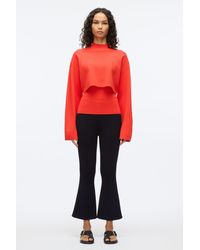 3.1 Phillip Lim - Compact Rib Cropped Turtle Neck - Lyst