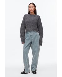 3.1 Phillip Lim - Boucle Zipper Crewneck - Lyst