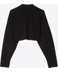 3.1 Phillip Lim - Compact Rib Cropped Turtle Neck - Lyst